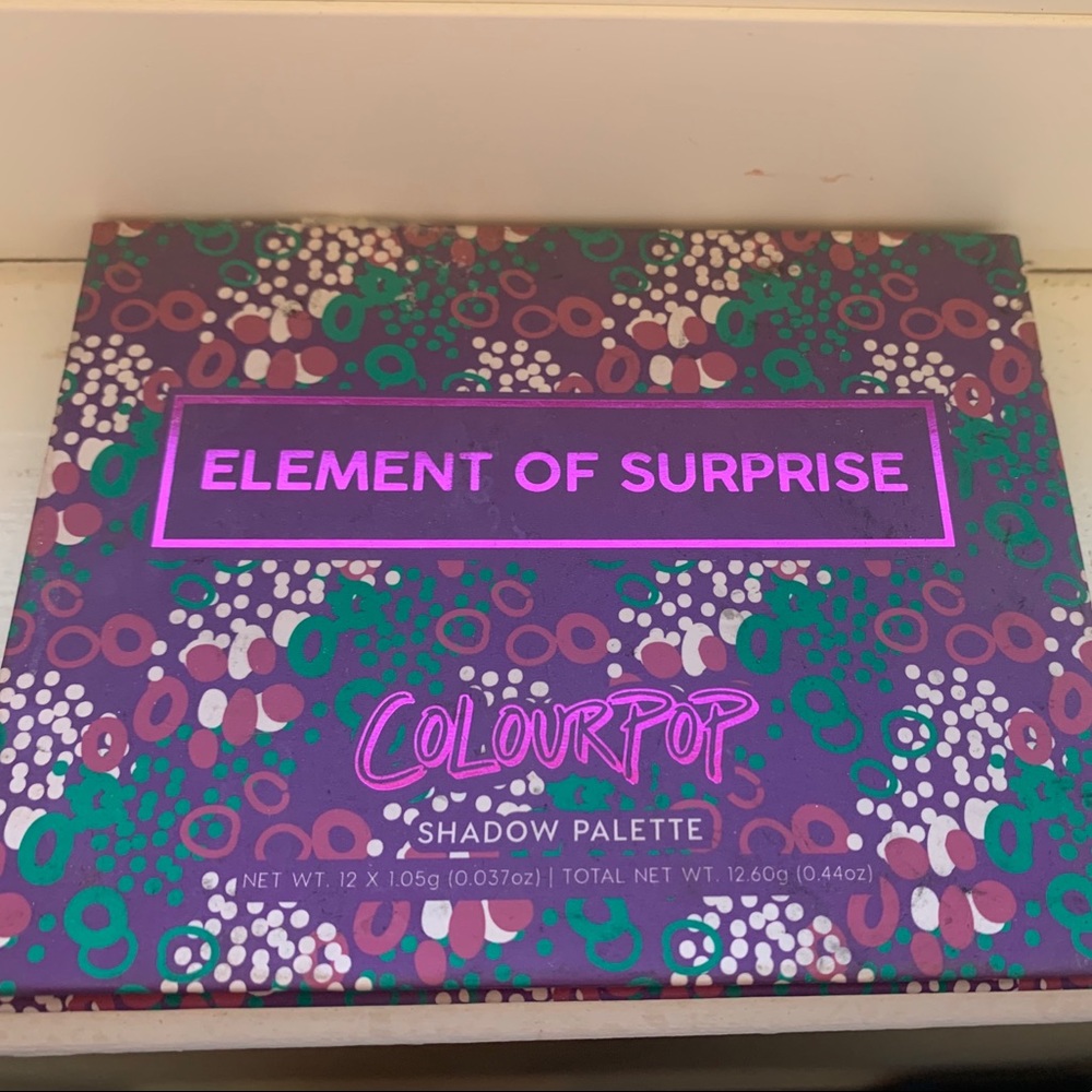 Colourpop element of surprise pallet